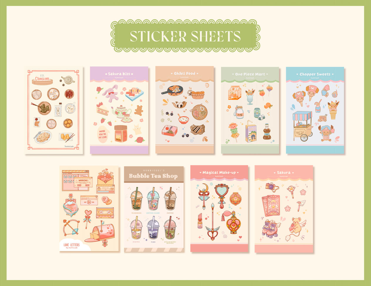 Sticker Sheets